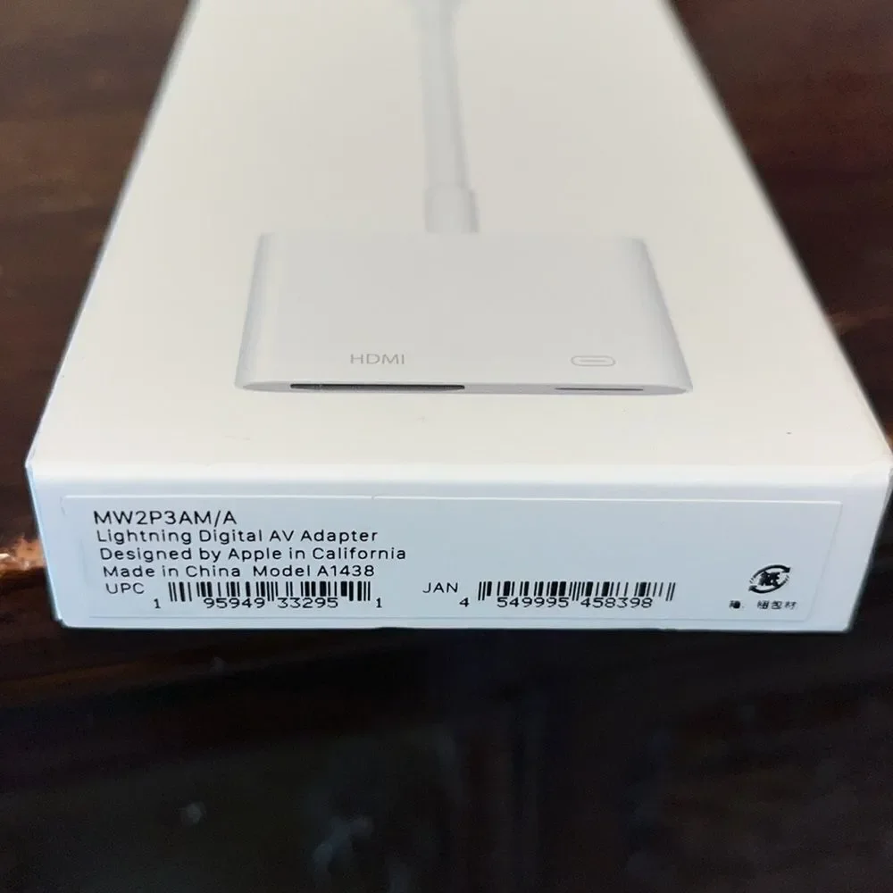 New NIB Apple OEM Lightning Digital AV Adapter BRAND NEW IN BOX